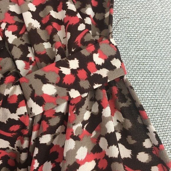 Chadwicks Brown Printed Long Sleeve Top Size 8P - Picture 4 of 5